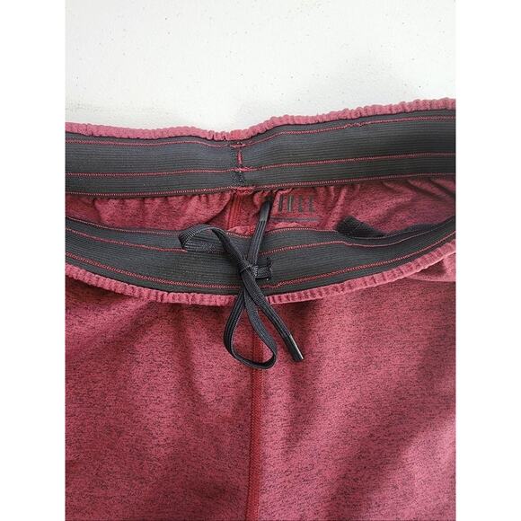 NOBULL Shorts Mens Medium Red Heather Athletic Training Lined Drawstring Pockets - Picture 6 of 13